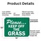 Signmission Please.Keep Off The Grass Trespassing Property OSHA Sign, Plastic, 14in W x 10in L, 2PK OS-2PACK-CL-P-1014-L-20002 - alternate 3